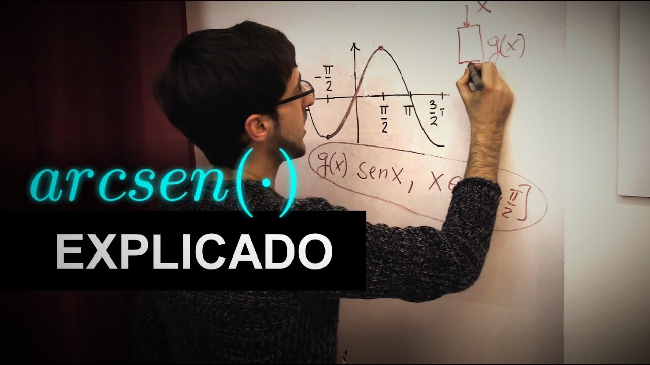La función arcoseno es igual a la inversa del seno