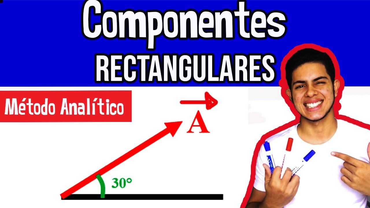 Método analítico para descomponer y componer vectores en forma rectangular