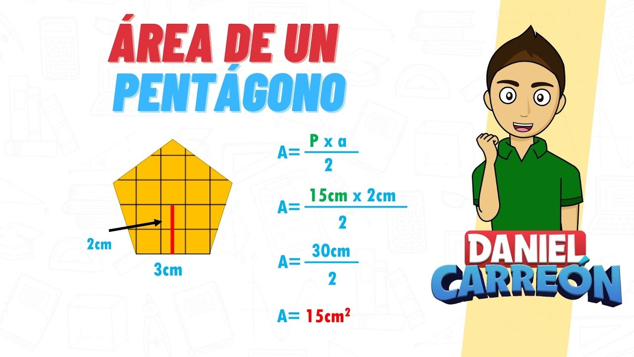 Método para calcular el área de un pentágono