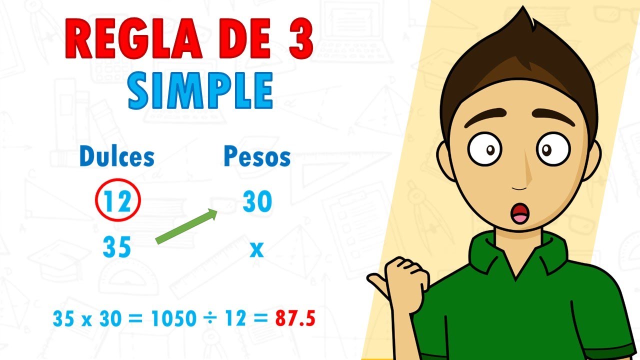 Método para calcular la regla de tres
