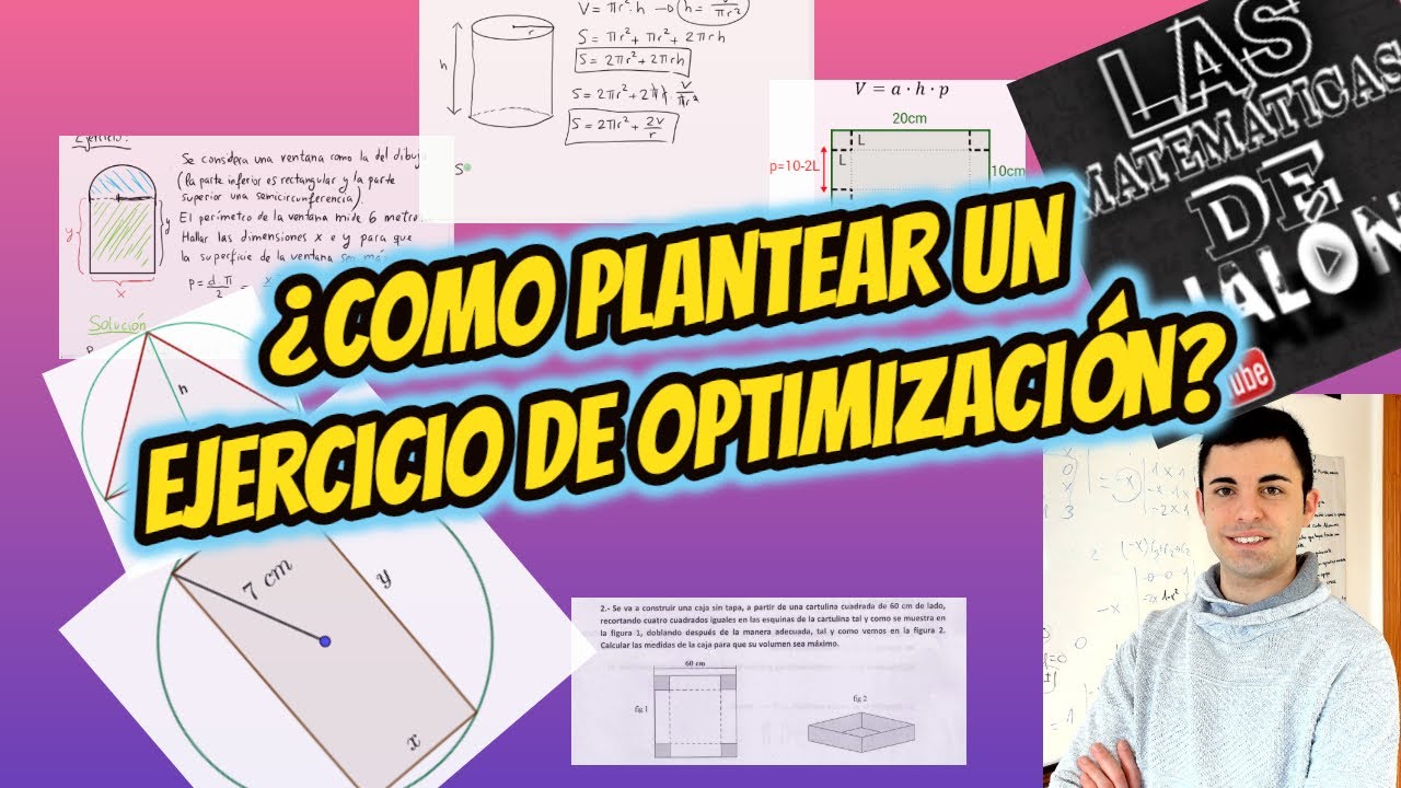 Problemas de optimización en la unidad 1 sin cálculo