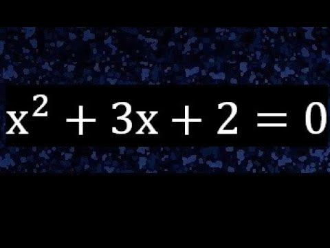 Resolución de la ecuación x2-3x+2=0