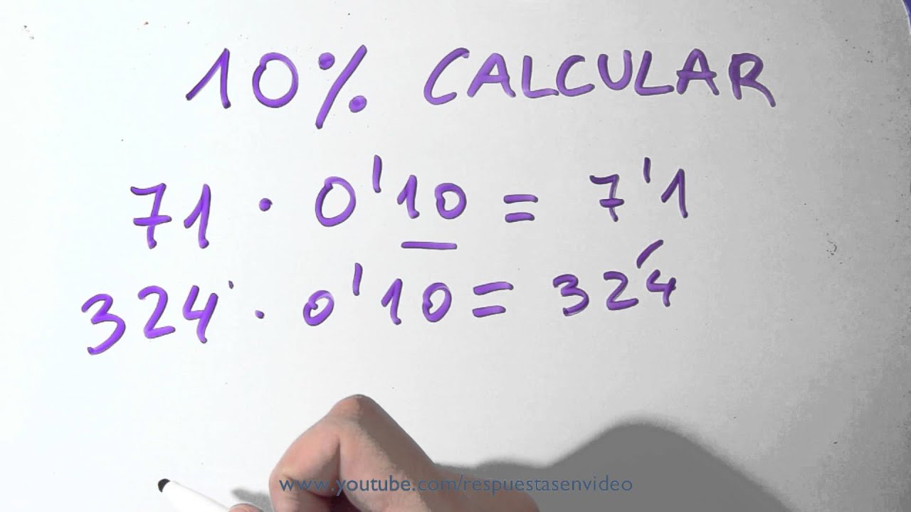 Calcula el 10% de 10000 pesos