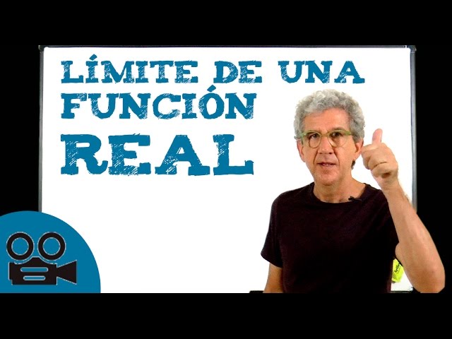 Cálculo del límite de una función con variable real
