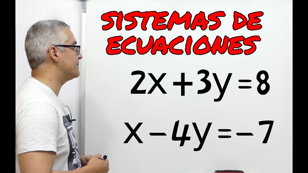 Cómo resolver sistemas lineales de dos ecuaciones con dos incógnitas