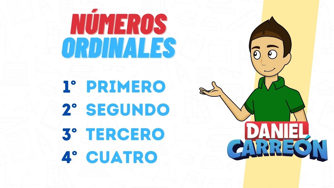 Definición y ejemplos de números ordinales