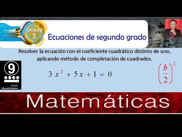 Ecuación cuadrática con coeficientes variables