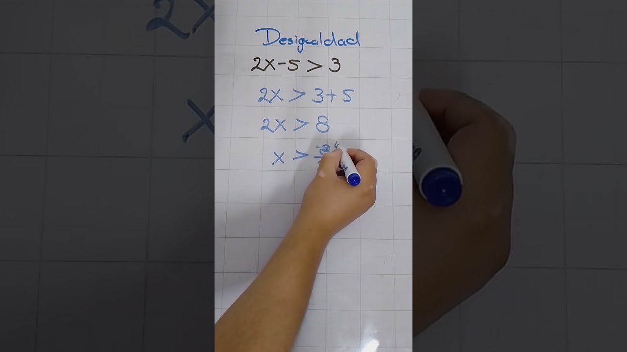 El nombre de inecuación para una desigualdad