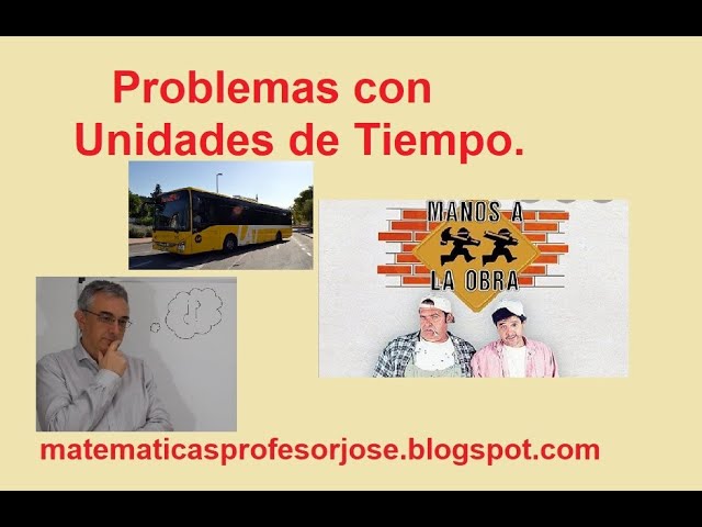 Solución a dificultades matemáticas con unidades de tiempo