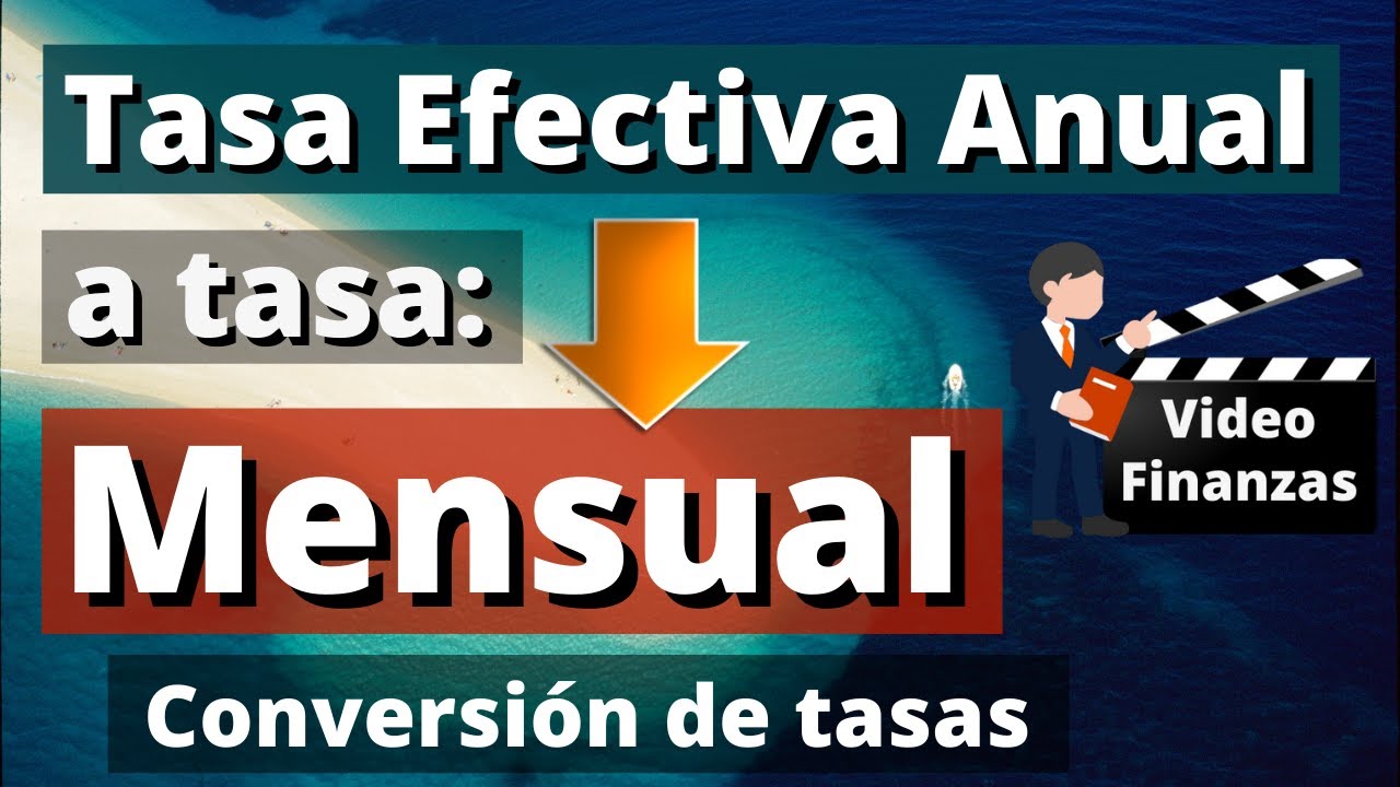 Tasa mensual equivalente a una tasa anual del 20% con capitalización mensual