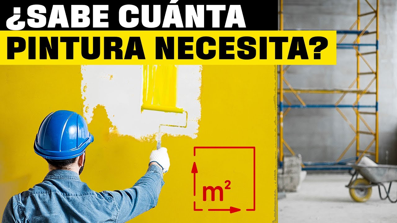 Calcula la cantidad de pintura necesaria para pintar 120 metros cuadrados