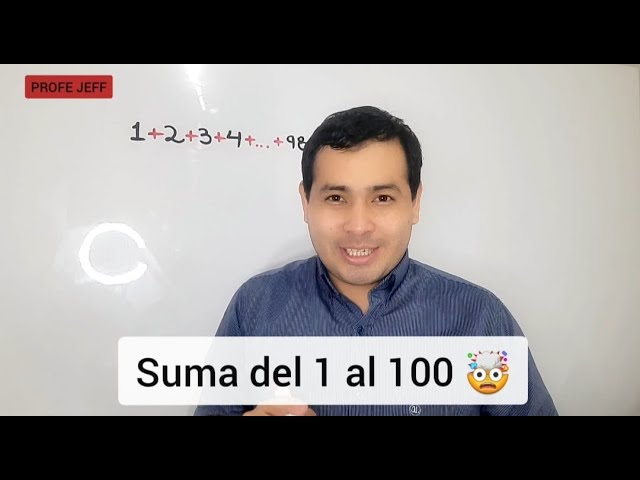 Calcula la suma de los primeros 100 números naturales