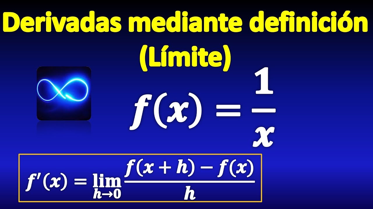 Cálculo de la derivada de la función 1/x utilizando la definición