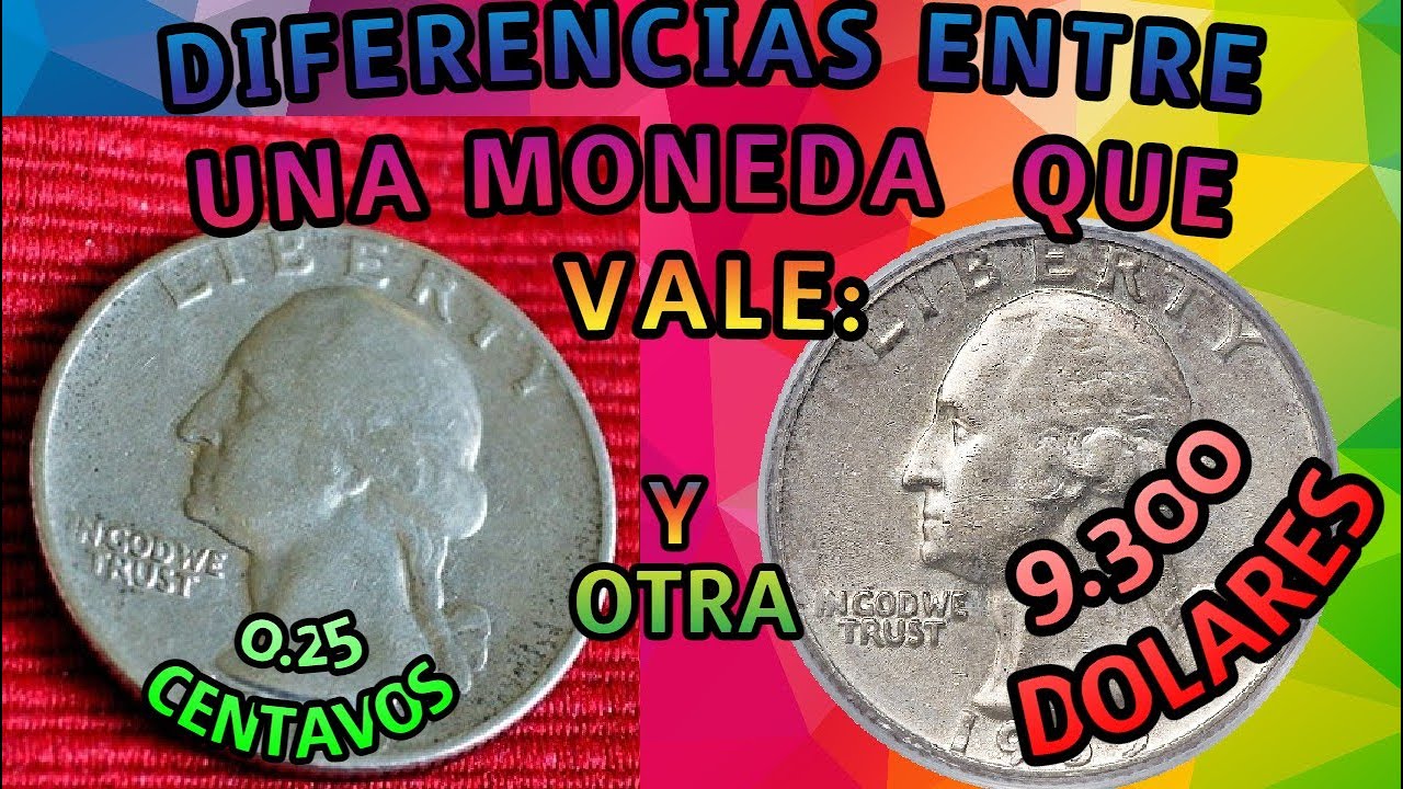 Cálculo del valor de un cuarto de dólar