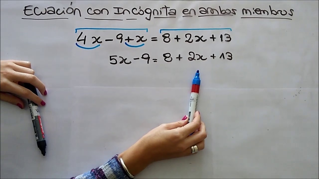 Cantidad de incógnitas en una ecuación lineal