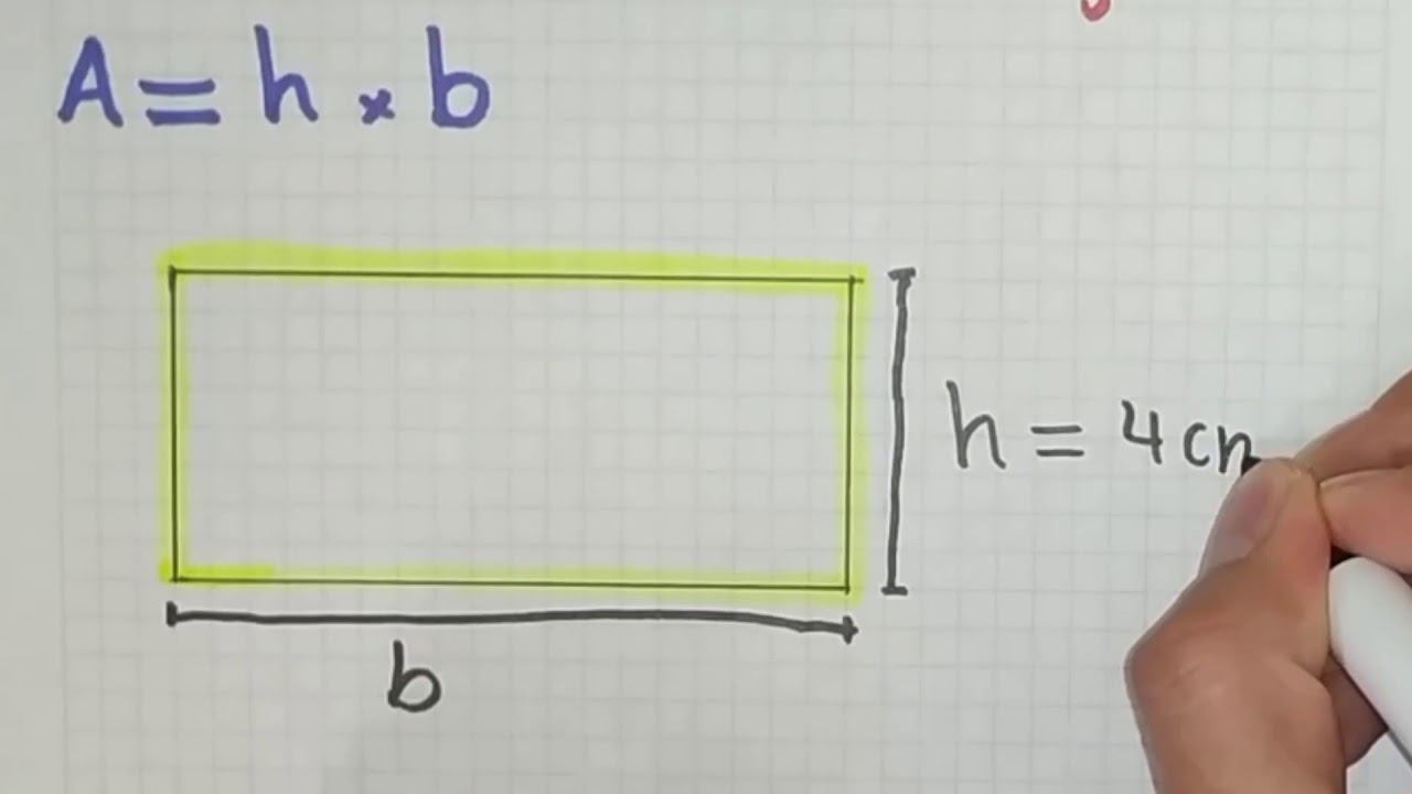 Cómo calcular el área de un terreno rectangular