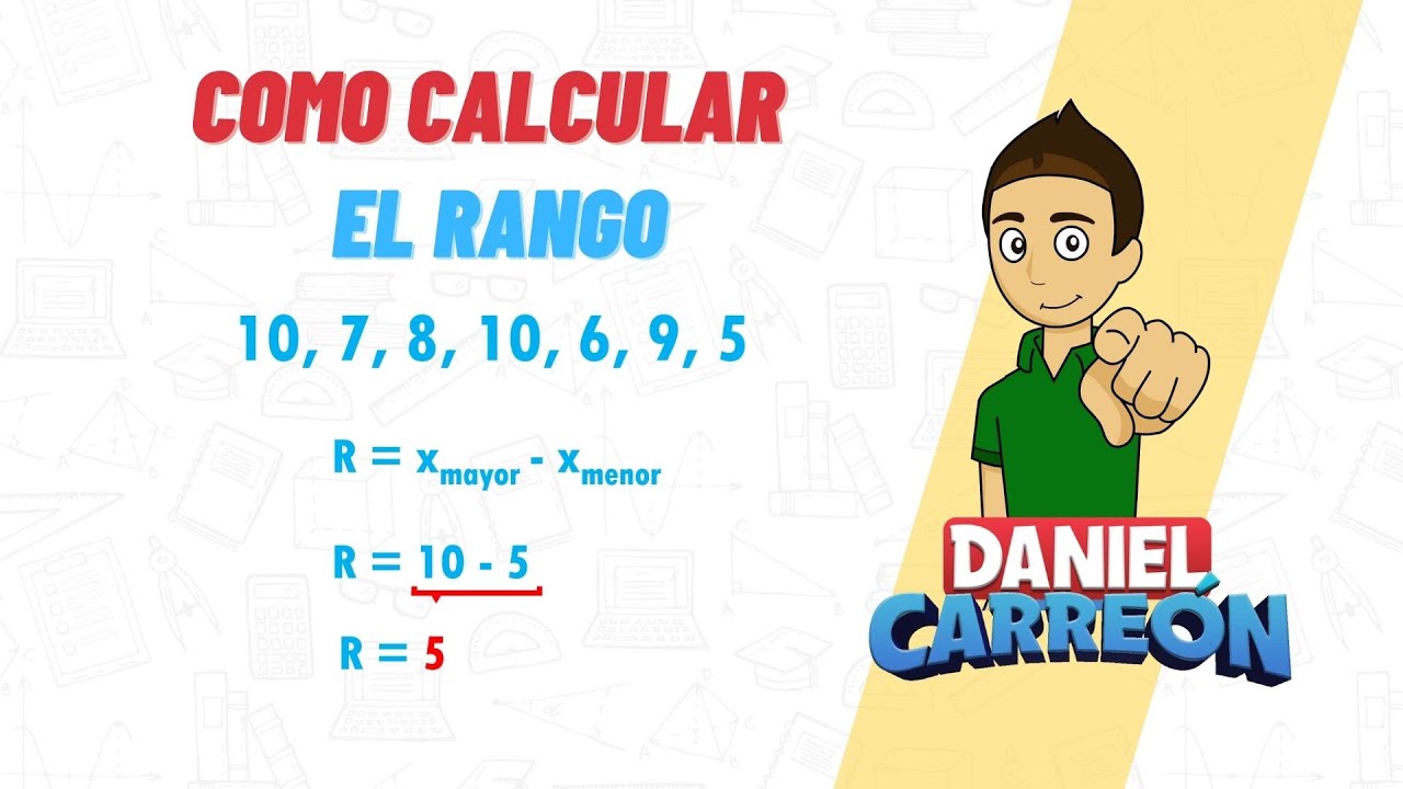 Cómo calcular el rango de un conjunto de datos de manera eficiente