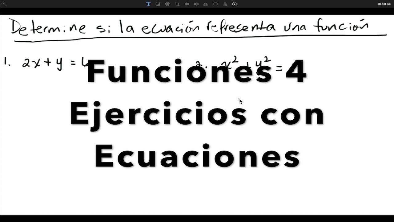 Cómo determinar si una ecuación es una función