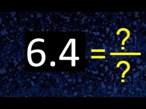 Cómo encontrar un número decimal entre 6.4 y 6.5