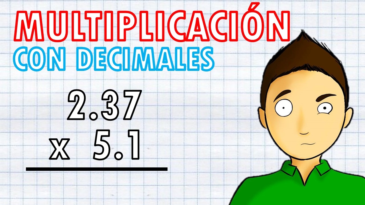 Cómo realizar una multiplicación con punto decimal