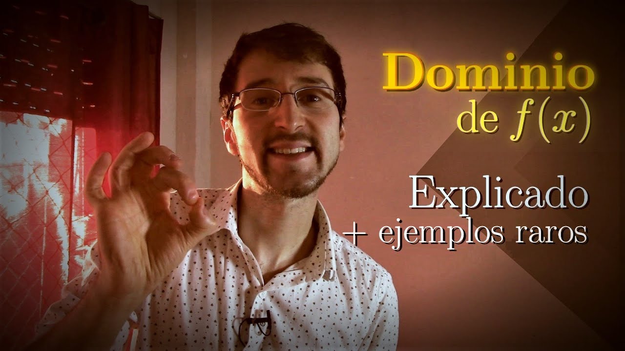 Concepto de dominio en cálculo diferencial