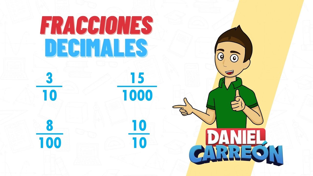 Convierte a fracción decimal los siguientes números decimales