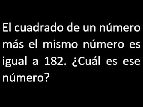 Descubre el número que al cuadrado suma 182
