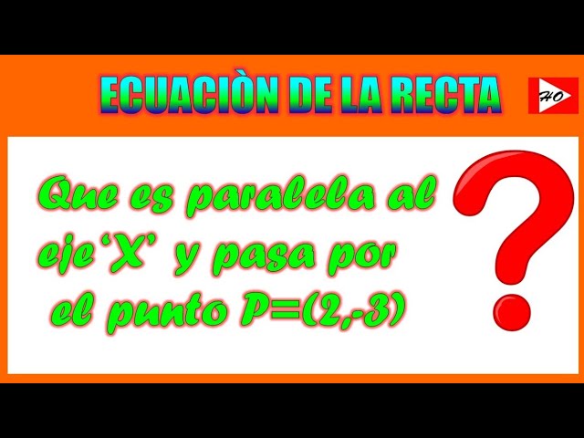 Función lineal horizontal: gráfica paralela al eje x