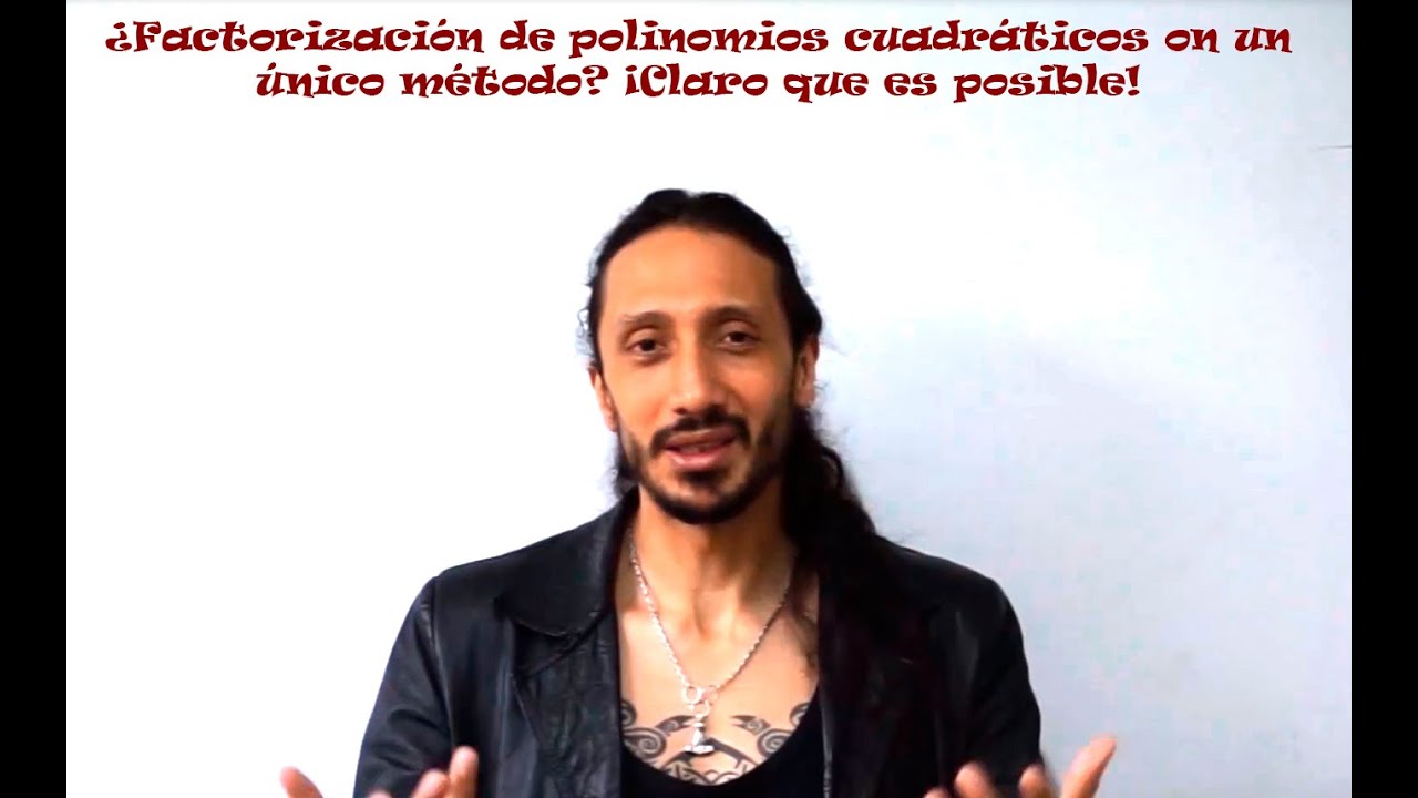 Método de factorización de polinomios cuadráticos