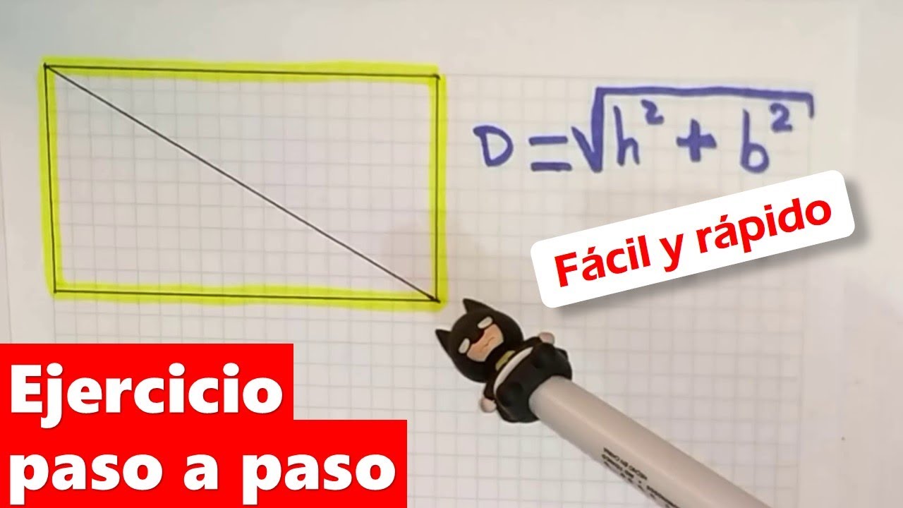 Método para calcular la diagonal de un rectángulo