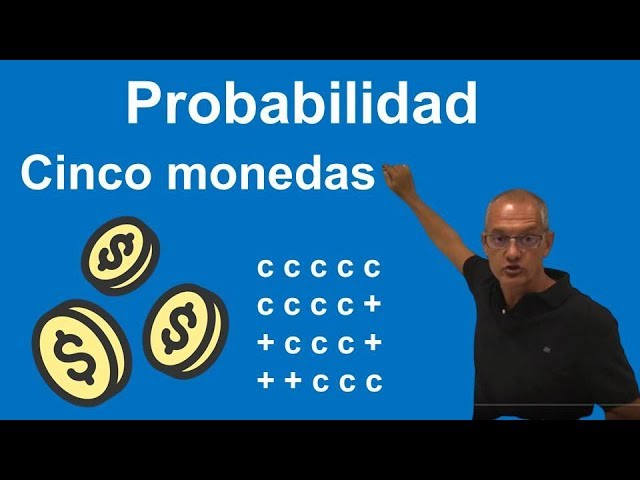Probabilidad de obtener al menos dos caras al lanzar una moneda cinco veces