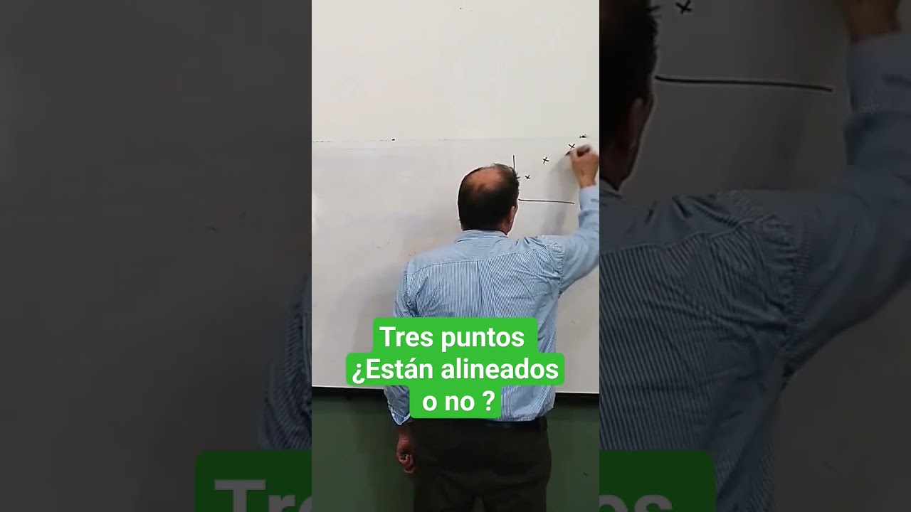 Puntos alineados: el término para los puntos en una recta