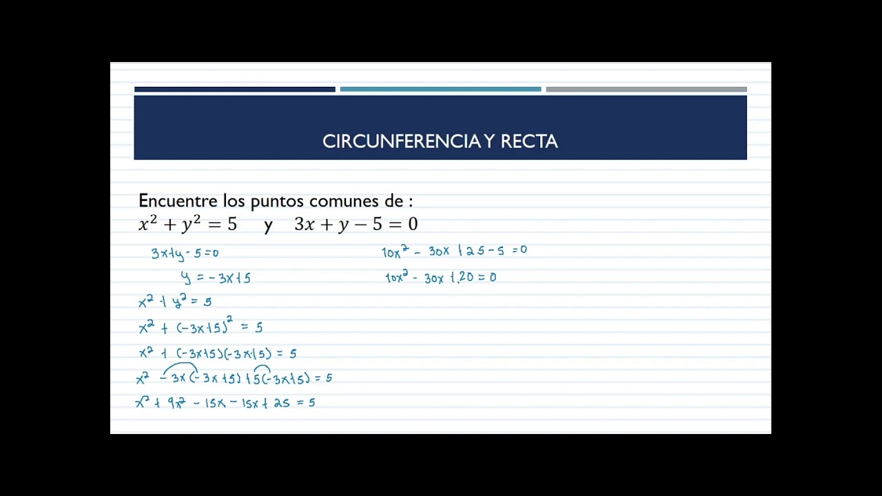 Recta con un único punto en común con una circunferencia: ¿cuál es su nombre?