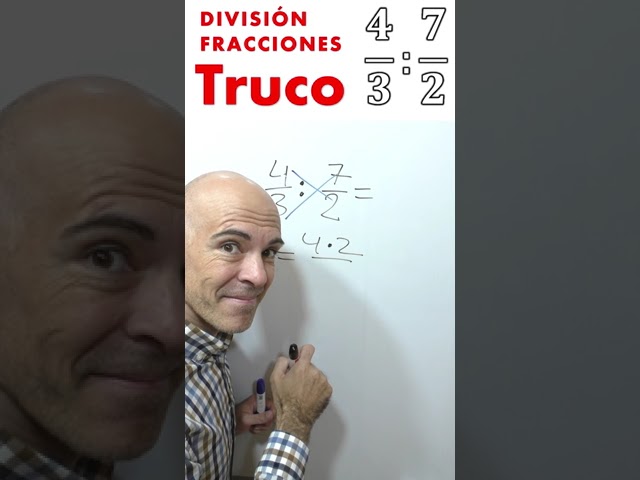 Cálculo de una fracción dividida por otra fracción
