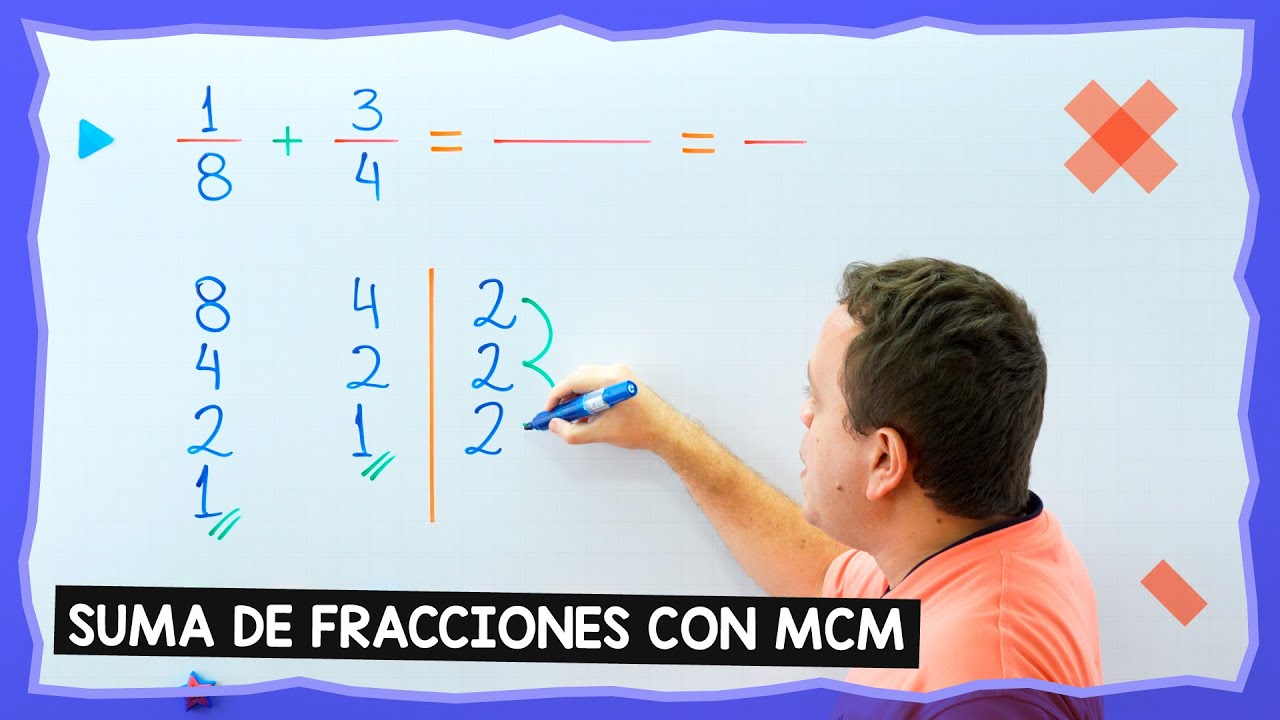 Cómo calcular el mínimo común múltiplo en fracciones