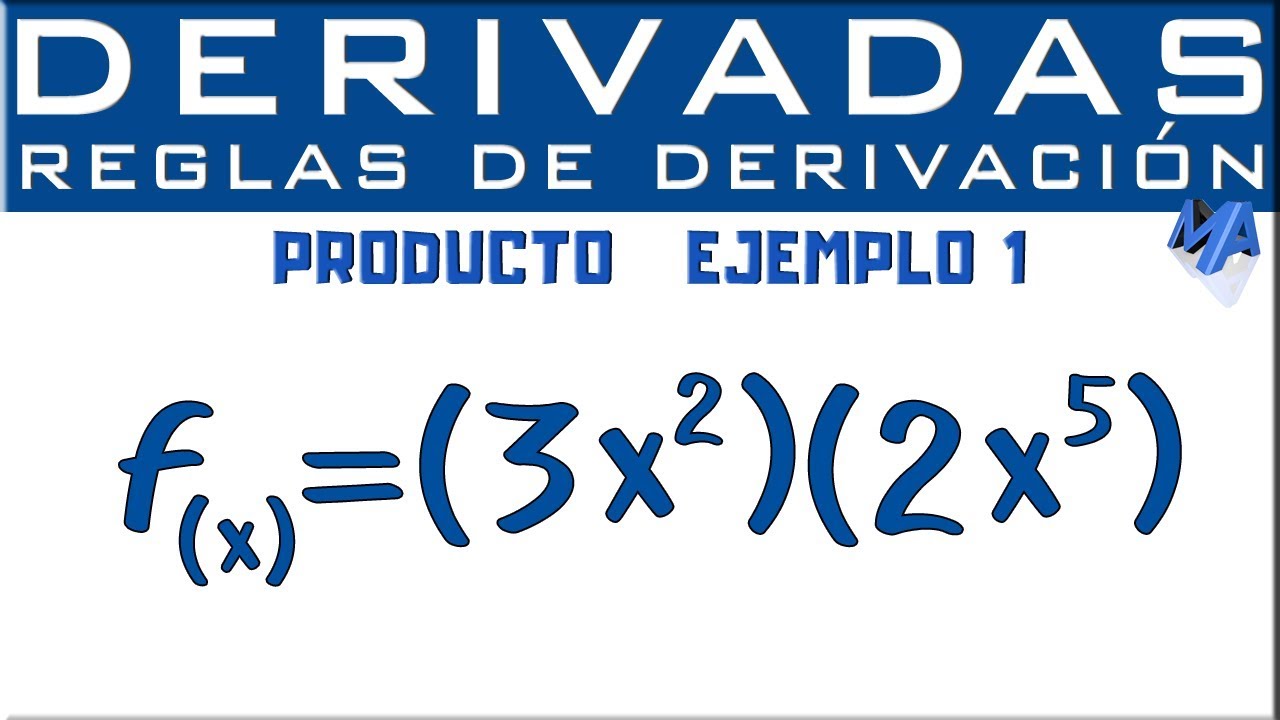 Cómo calcular la derivada de un producto de funciones