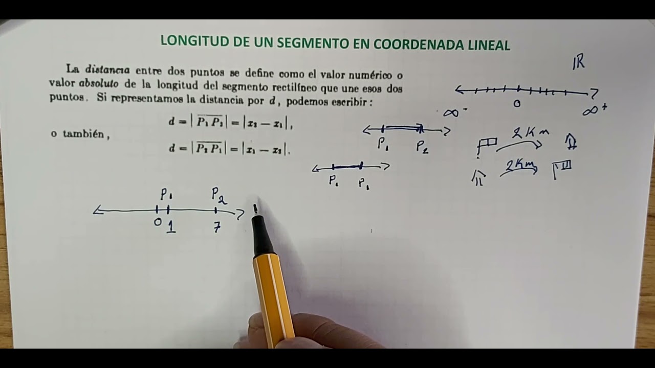Cómo calcular la longitud de un segmento utilizando coordenadas
