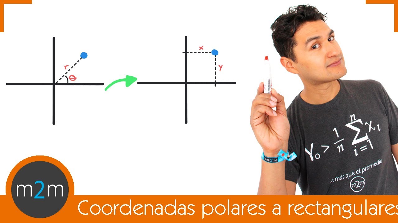 Cómo convertir una coordenada polar en una coordenada rectangular