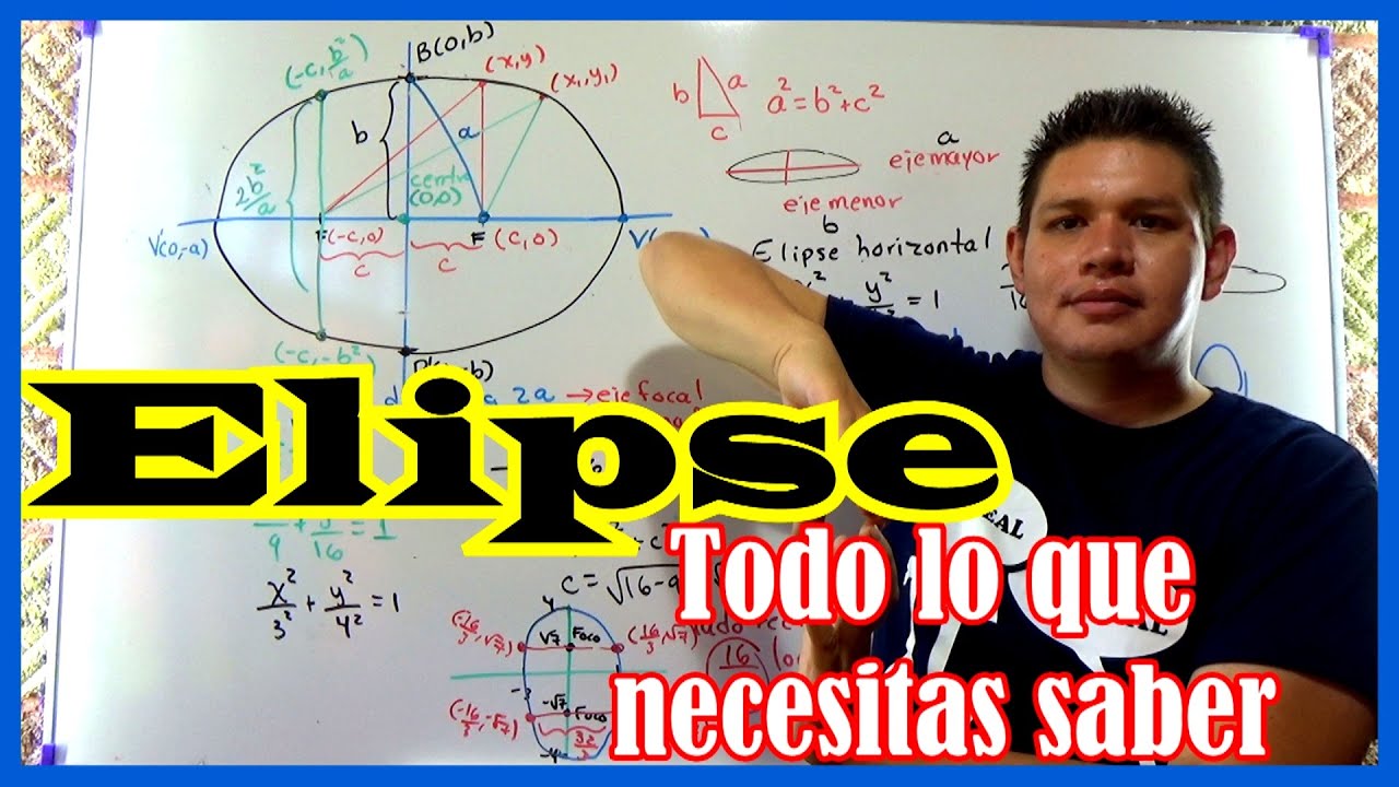 Concepto de elipse en geometría analítica