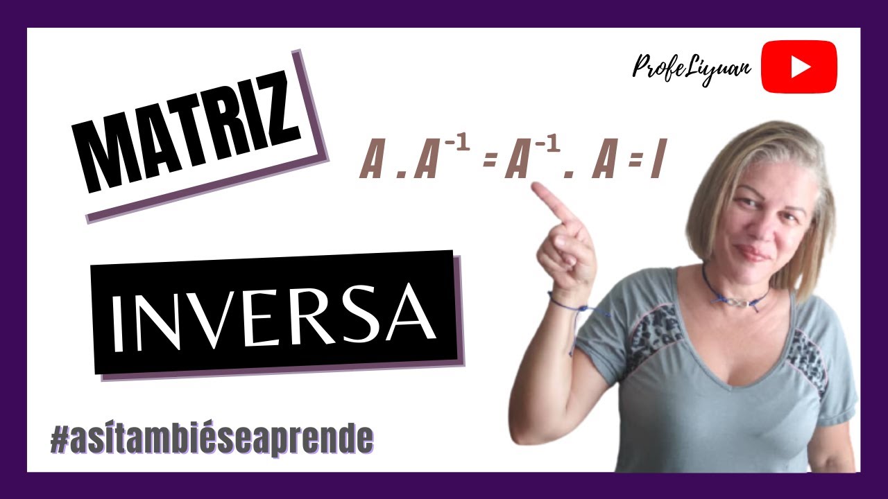 Concepto y definición de la matriz inversa