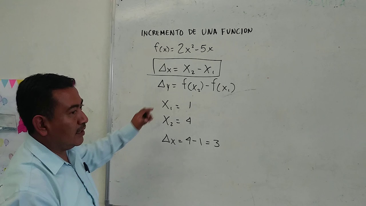 Entendiendo el concepto de incremento en una función