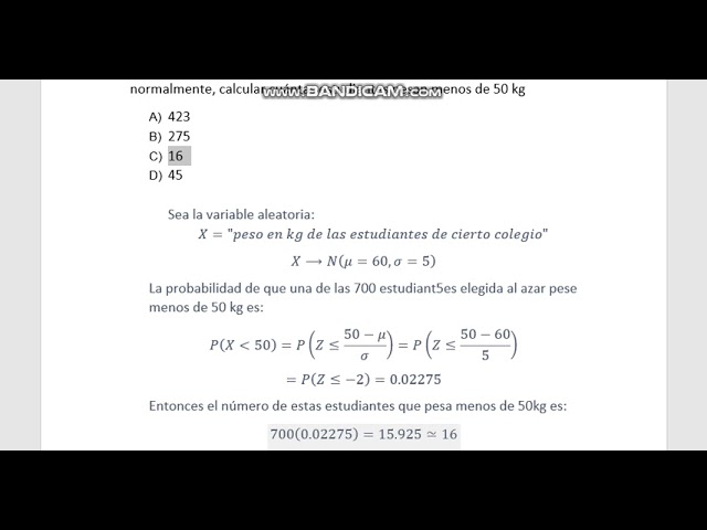 Estadísticas de peso de 500 estudiantes de un colegio: promedio de 70 kg y desviación estándar de 3 kg