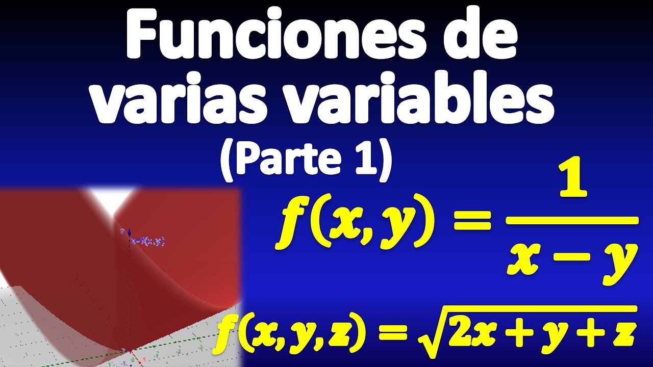 Explorando la definición de una función con múltiples variables