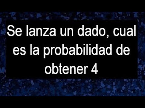 Probabilidad de obtener 4 puntos al lanzar un dado
