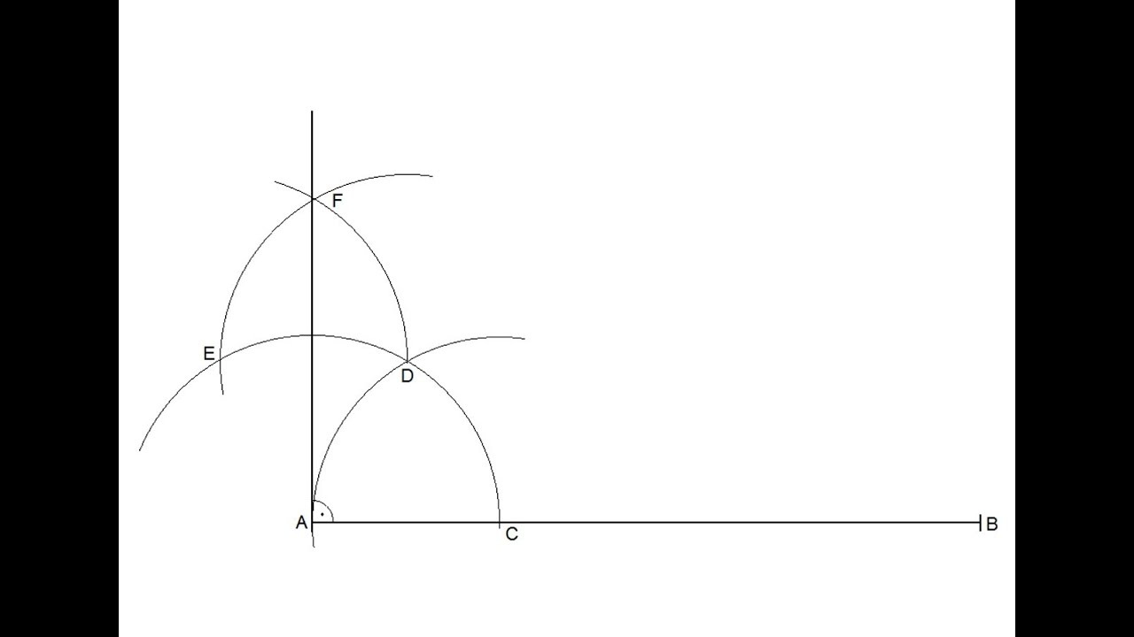 Recta perpendicular al segmento que pasa por su punto medio