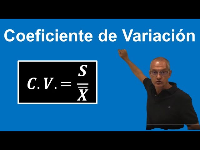 Utilidad del coeficiente de variación en estadísticas