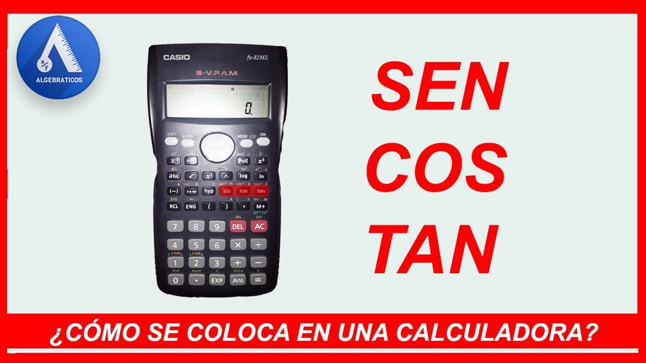 Cómo calcular el coseno en una calculadora