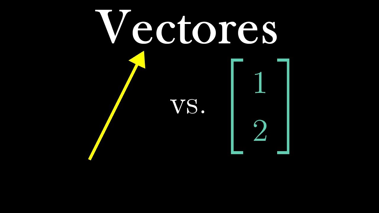 Concepto de vector en álgebra lineal