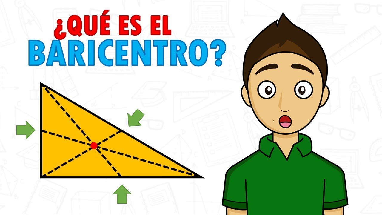 Definición y cálculo del baricentro de un triángulo