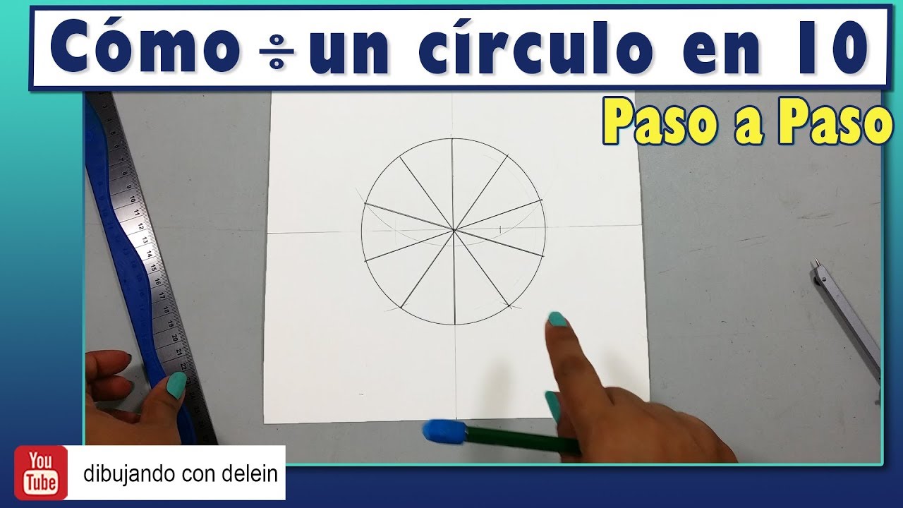 Método para dividir un cuadrado en 10 partes de igual tamaño